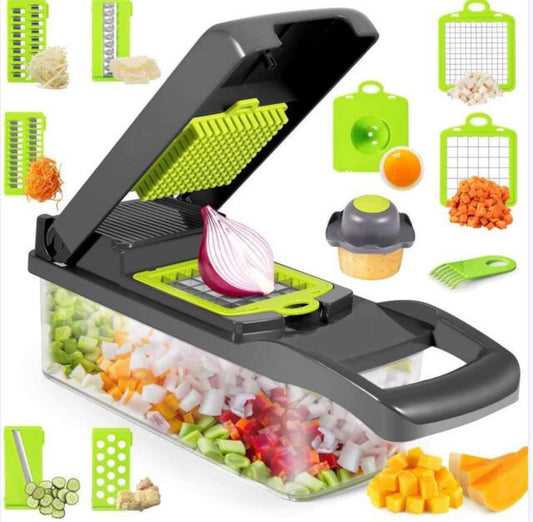 12 In 1 Manual Vegetable Chopper Slicer