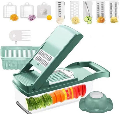 12 In 1 Manual Vegetable Chopper Slicer