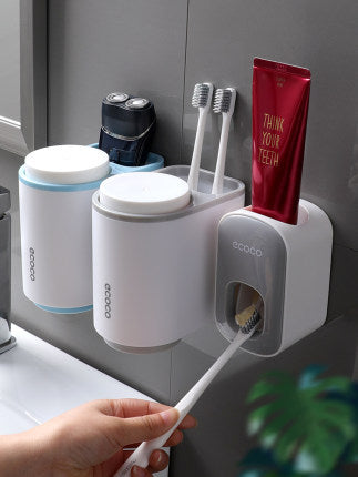 Wall Mounted Automatic Toothpaste Holder Dispenser