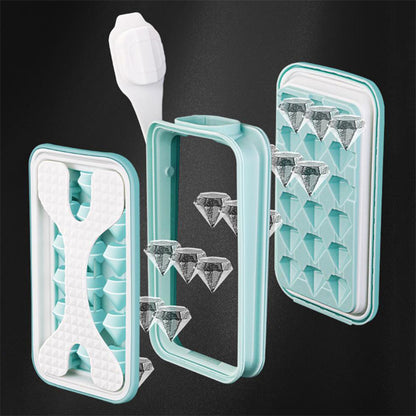 2in1 Portable Silicone Ice Ball Mold Ice Maker