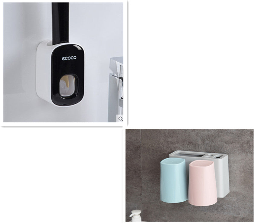 Wall Mounted Automatic Toothpaste Holder Dispenser