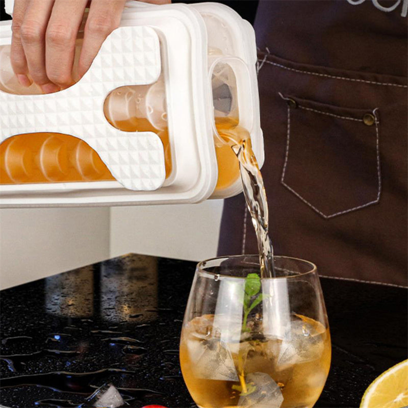 2in1 Portable Silicone Ice Ball Mold Ice Maker