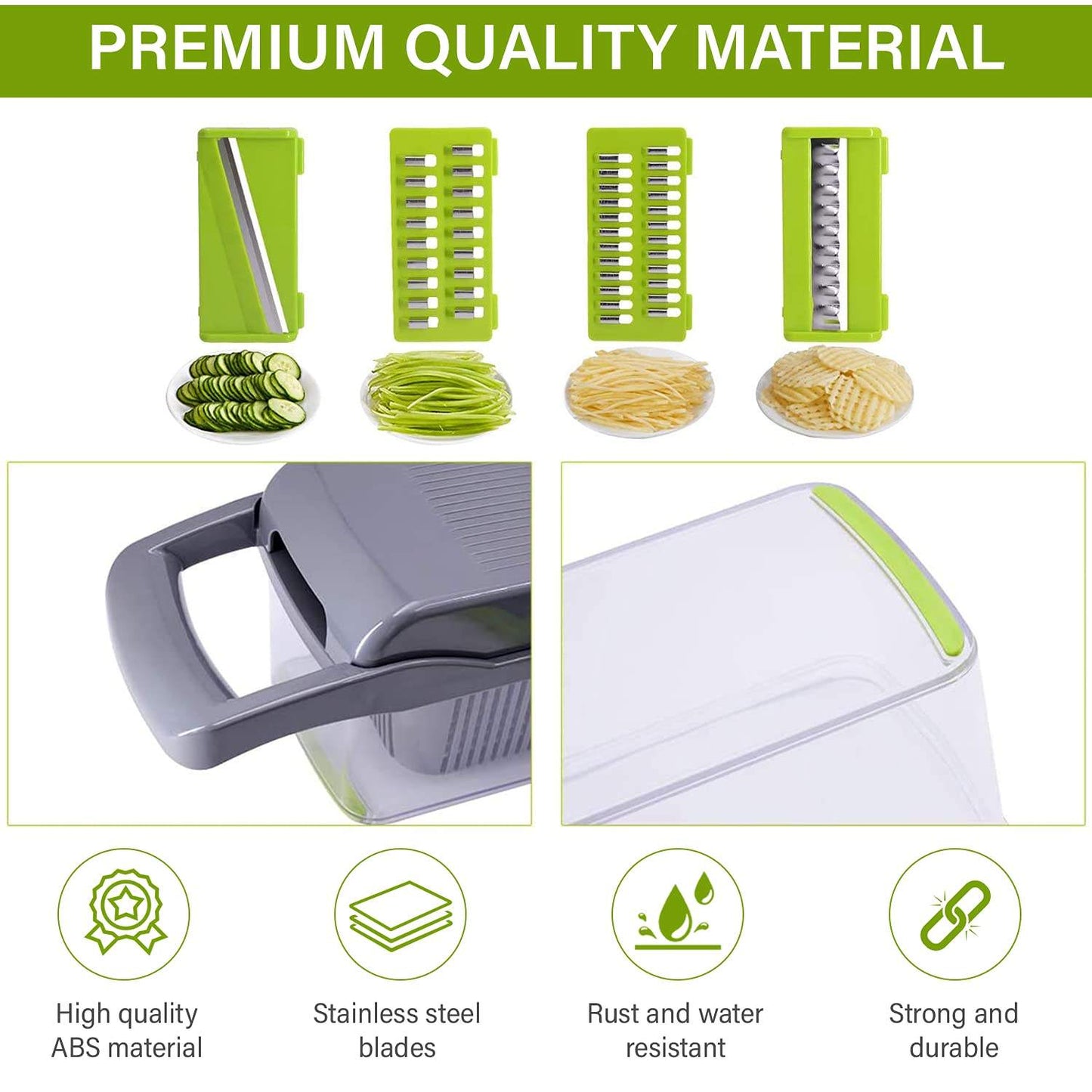 12 In 1 Manual Vegetable Chopper Slicer